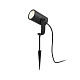 Смарт-светильник PHILIPS Lily spike black 1x8W SELV (17428/30/P7)
