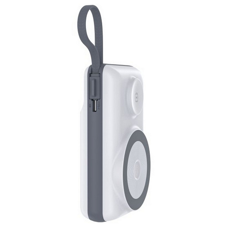 УМБ Choetech Magnetic Wireless 20000mAh 22.5W,USB-A,2xUSB-C PD,QC3.0,Apple Watch charger White
