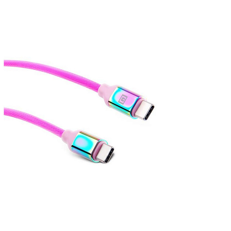 Кабель REAL-EL Premium Rainbow USB Type C-USB Type C 1m (EL123500053)