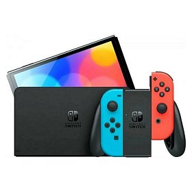 Игровая приставка Nintendo Switch OLED (красный и синий)