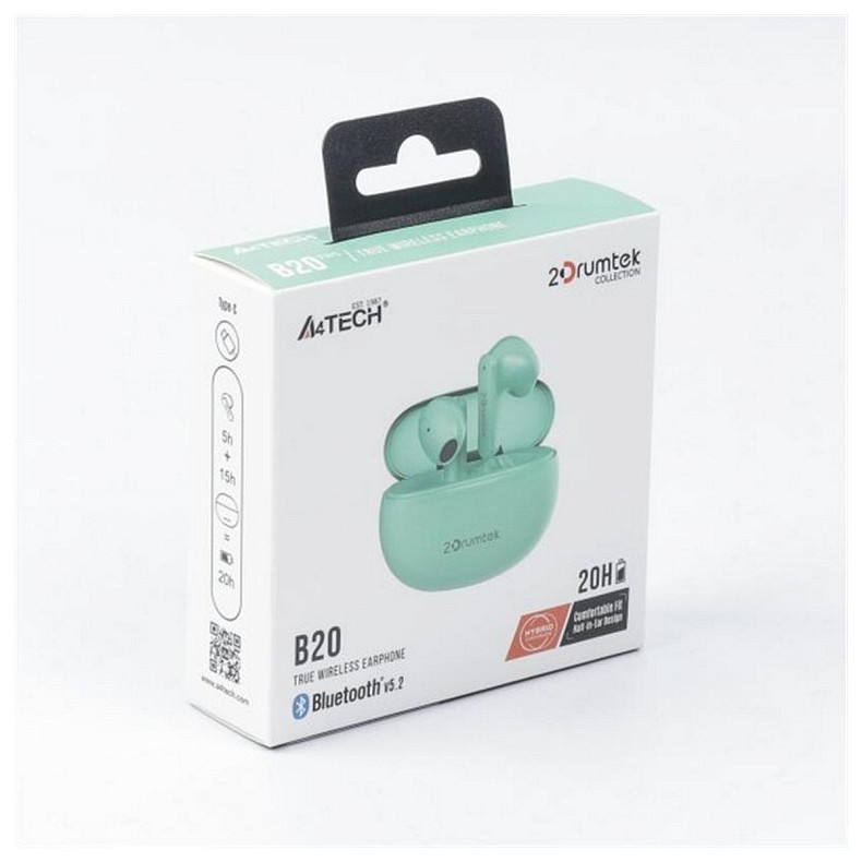 Наушники A4Tech B20 Mint Green
