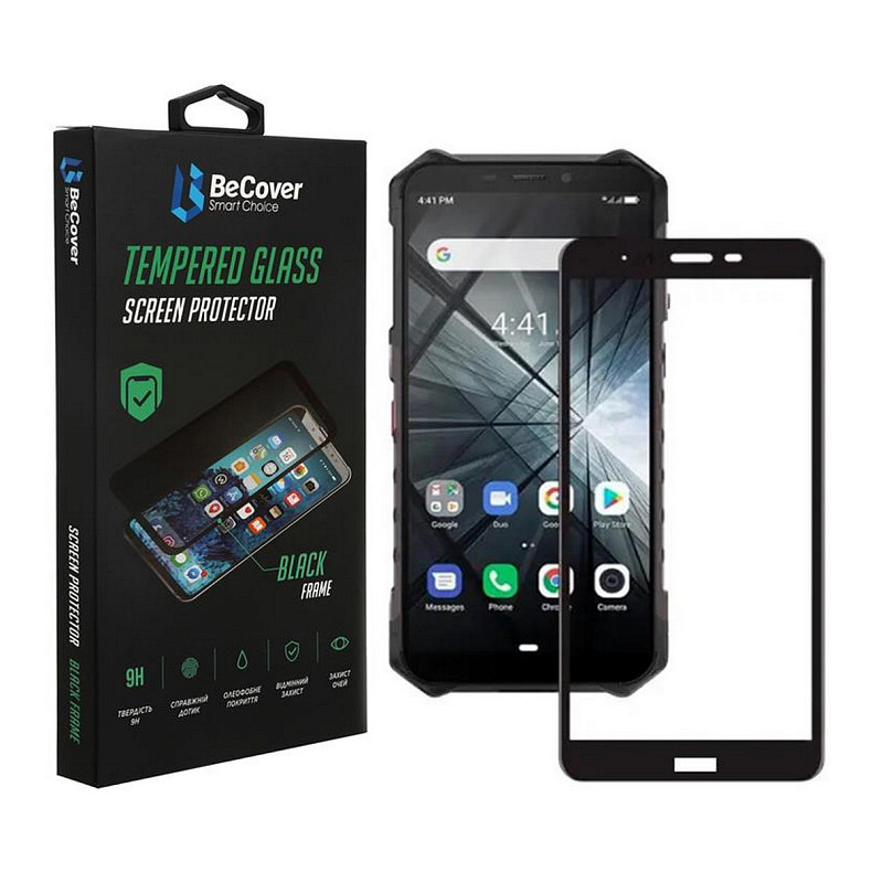 Защитное стекло BeCover для Ulefone Armor X6/X7 Black (707313)