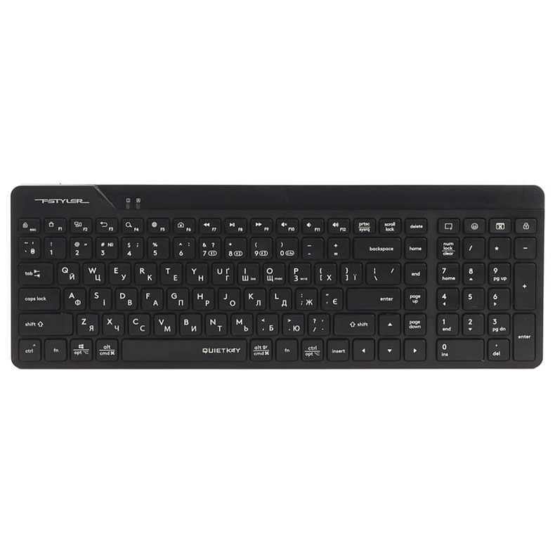 Клавіатура A4Tech Fstyler FBK23 AS, quiet key (Black)