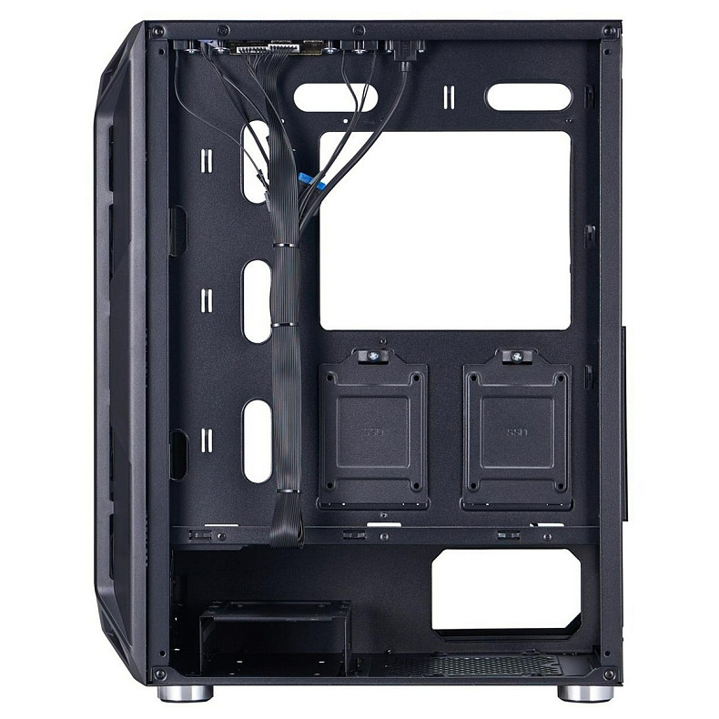 Корпус 1stPlayer X6-4F1 Black 600W (X6-BK-4F1-PS-600FK-EU)