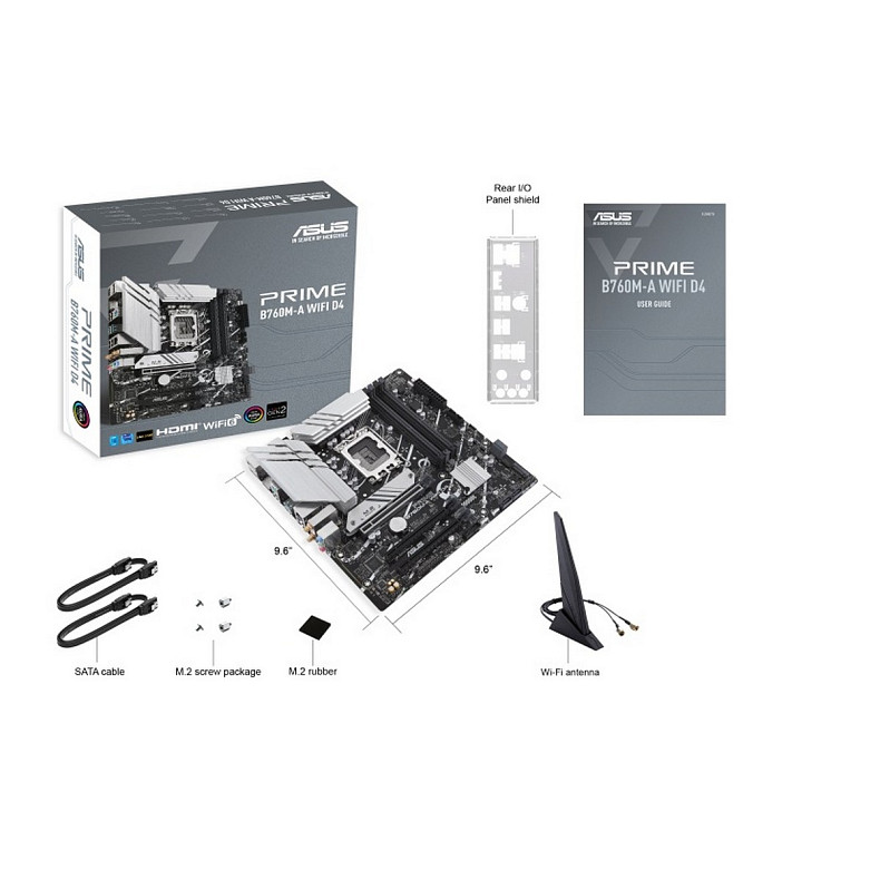 Материнська плата Asus Prime B760M-A WIFI D4 Socket 1700