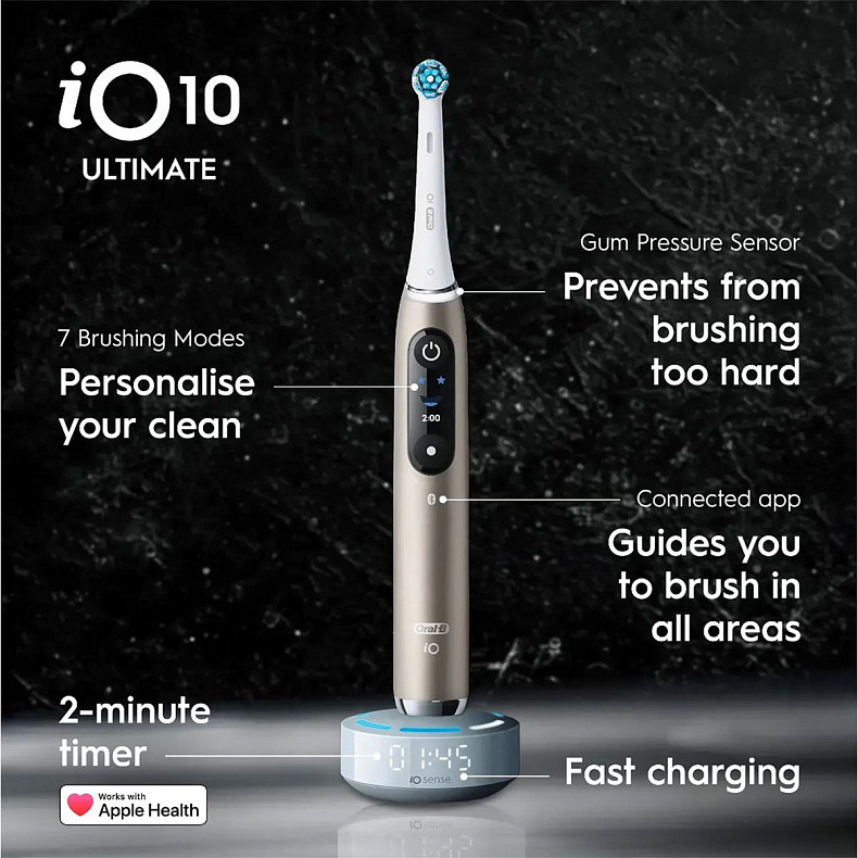 Зубна електр. щітка Oral-B iO Ultimate iOM10.1B4.AD Gold Edit