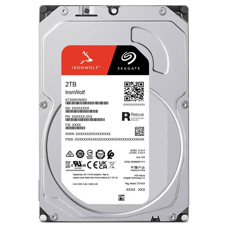 Жорсткий диск Seagate IronWolf NAS 2.0TB 5400rpm 256MB (ST2000VN003)