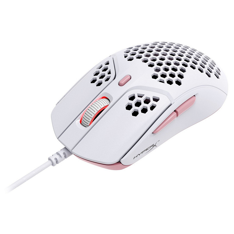 Мишка HyperX Pulsefire Haste USB, White/Pink