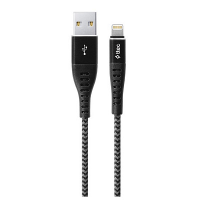 Кабель Ttec (2DKX01LS) USB - Lightning, ExtremeCable, 1.5м, Black