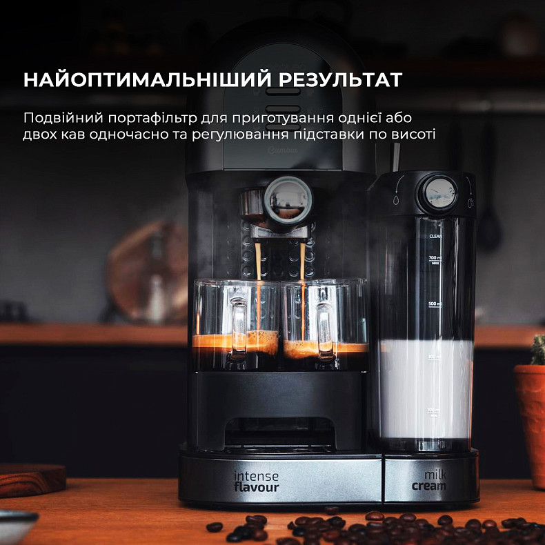 Кофеварка рожковая/капсульная CECOTEC Power Instant-ccino 20 Chic Serie Nera