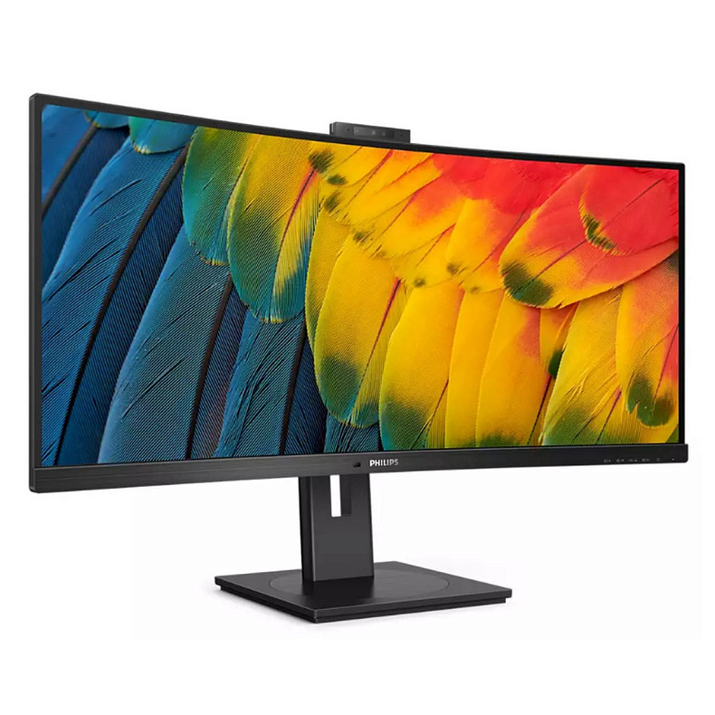 Монiтор Philips 34" 34B1U5600CH/00 21:9 VA Curved WQHD 120Hz USB-C Webcam Height