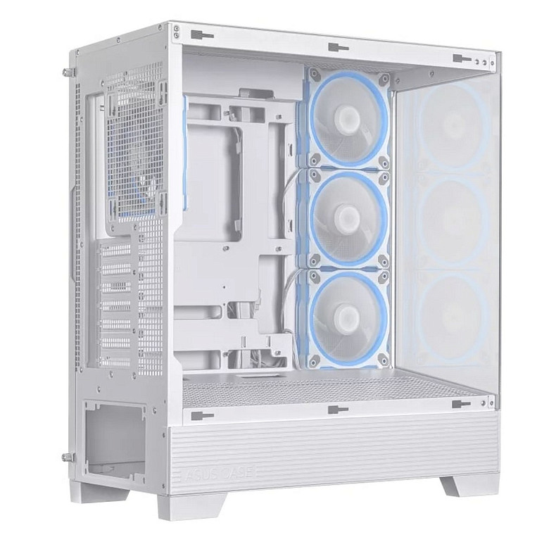 Корпус Asus A31 Plus White Tempered Glass без БП (90DC00R3-B19000)