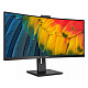 Монiтор Philips 34" 34B1U5600CH/00 21:9 VA Curved WQHD 120Hz USB-C Webcam Height