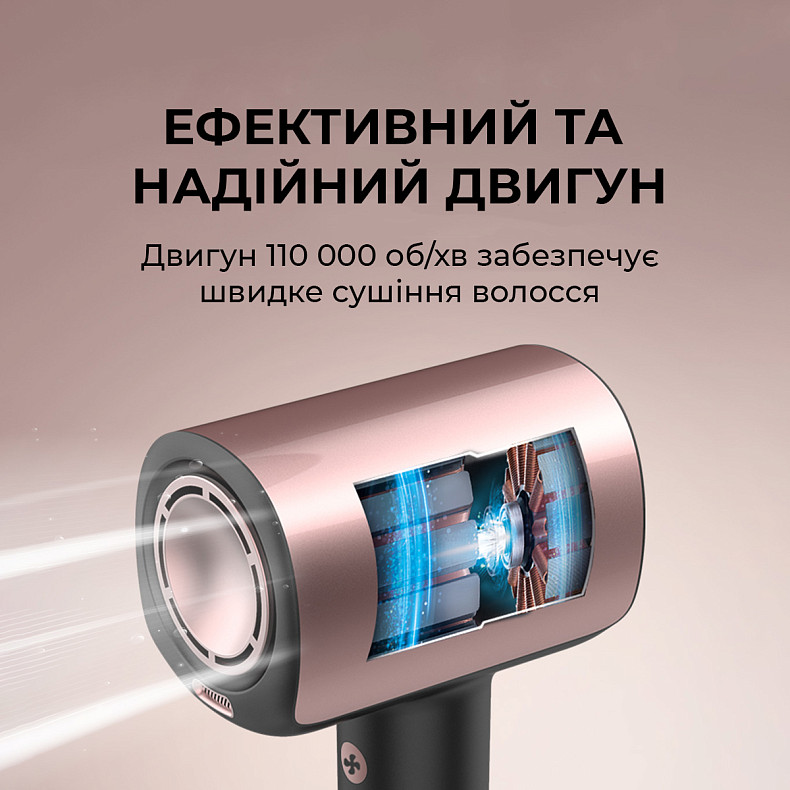 Фен CECOTEC DryGlam Nano Plasma Black