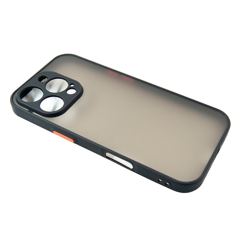 Чeхол-накладка Dengos Matt для Apple iPhone 16 Pro Black (DG-TPU-MATT-150)
