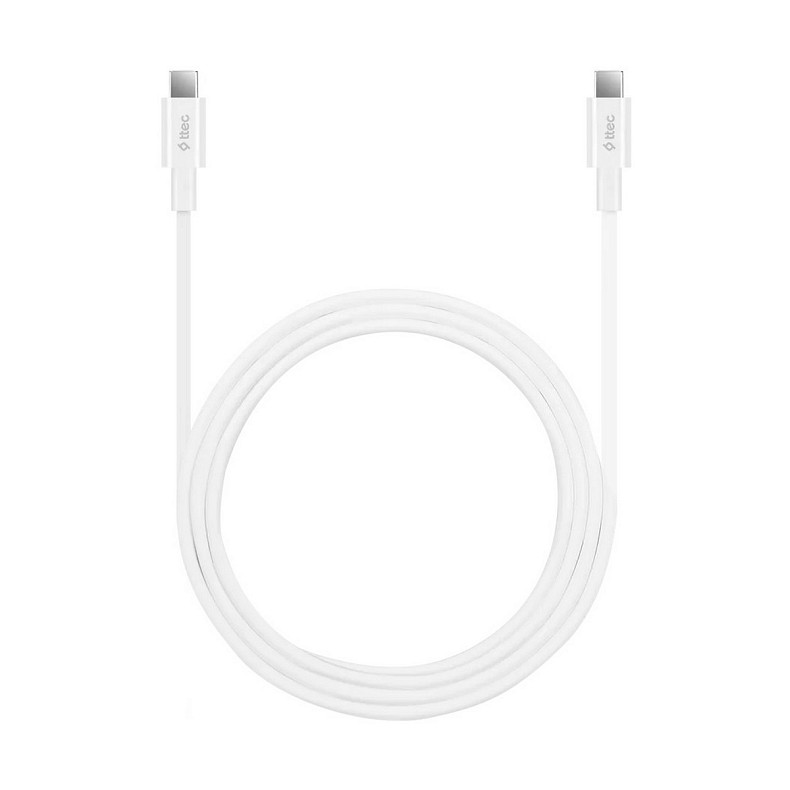 Кабель Ttec USB Type-C - USB Type-C (M/M), 1.5 м, White (2DK49B)