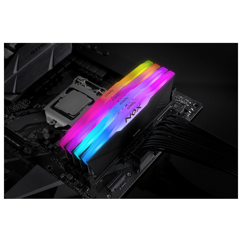 ОЗП DDR4 2х16GB/3200 Apacer NOX RGB Black (AH4U32G32C28YNBAA-2)