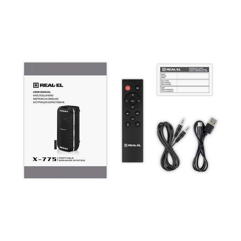 Акустическая система REAL-EL X-775 Black