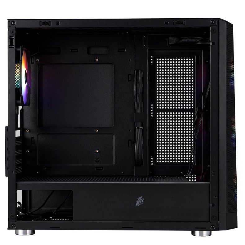 Корпус 1stPlayer FD5-M-BK-4F1 Black без БЖ