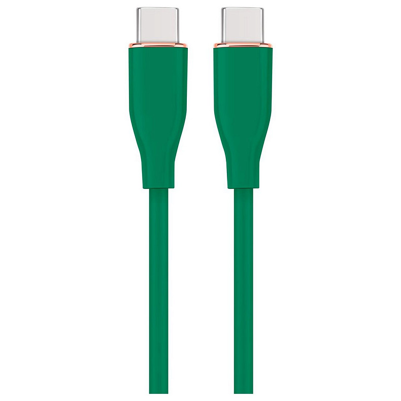 Кабель Cablexpert USB Type-C - USB Type-C (M/M), 3 A, 60 W, 1.5 м, Green (CC-USB2S-CMCM-1.5M-G)