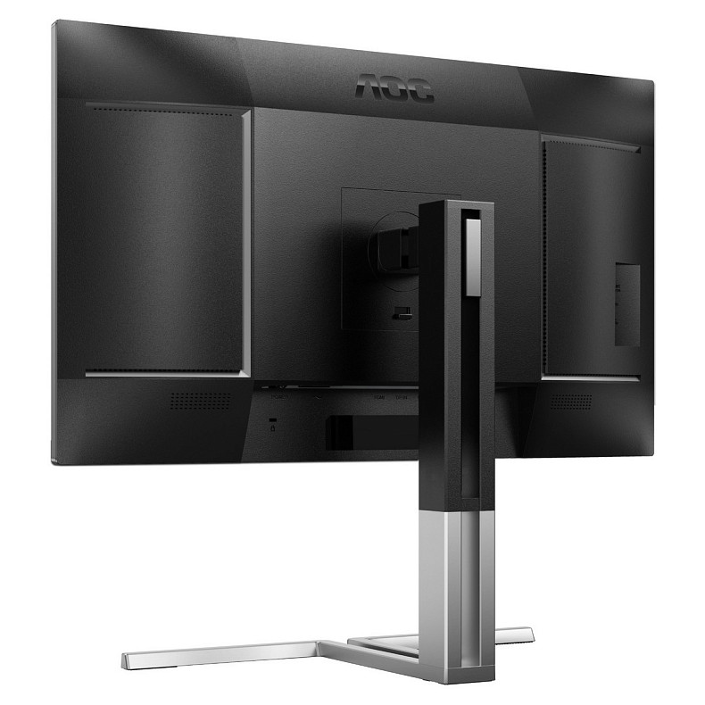Монитор 27" AOC Q27U3CV, IPS, QHD, HDMI, DP, USB-C, RJ-45, USB-hub, HAS, Pivot, цв, черный