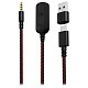 Навушники HyperX Cloud III 3.5mm/USB-A/USB-C Black/Red (727A9AA)
