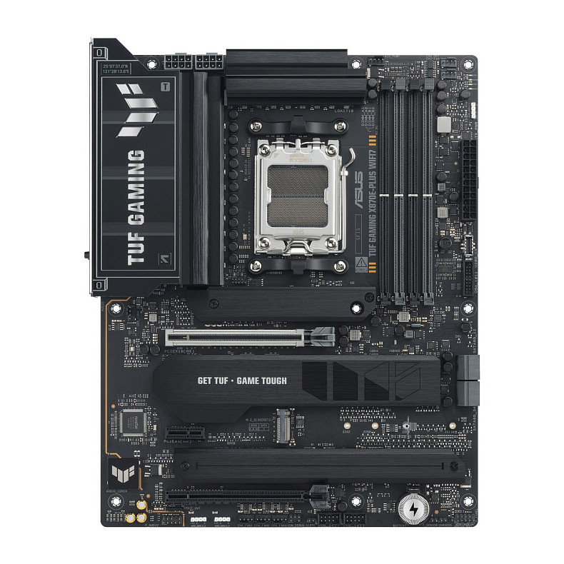 Материнcька плата ASUS TUF GAMING X870E-PLUS WIFI7 sAM5 X870E 4xDDR5 M.2 HDMI Wi-Fi BT ATX