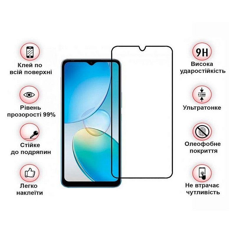 Захисне скло BeCover для Infinix Note 12 (X663D) Black (708142)