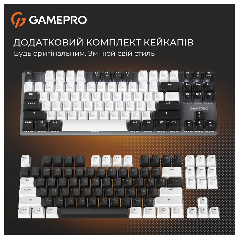 Клавиатура GamePro Genesis Joker MK124G Outemu Red Swithes USB Gray