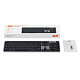 Клавиатура мембранная 2E KS240 110key, WL/BT, EN/UK, серо-черный