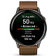 Смарт-годинник GARMIN Venu 4 45 mm Slate with Black Silicone Band and Brown Leather Band (010-03014-03)