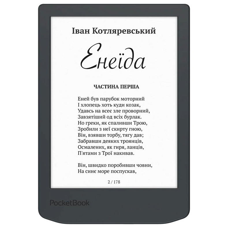 Електронна книга PocketBook 619 Verse Lite Midnight Grey (PB619-T-CIS)