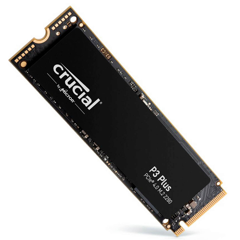 SSD диск Crucial P3 Plus 500GB M.2 2280 NVMe PCIe 3.0 x4 TLC 3D NAND (CT500P3PSSD8)