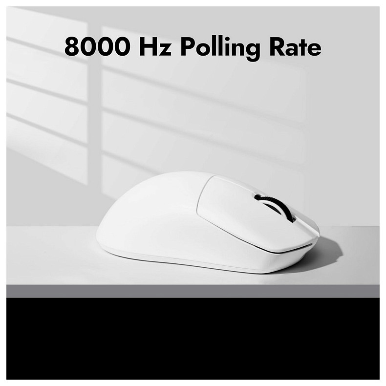 Миша Lemokey G1 USB-A/USB-C/WL/BT, 8K, білий