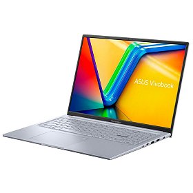 Ноутбук ASUS Vivobook 16X ASUS M3604YA-L2087 16" 4K OLED, AMD R7-7730U, 16GB, F1TB, UMA, NoOS, Серебряный (90NB11A2-M003H0)