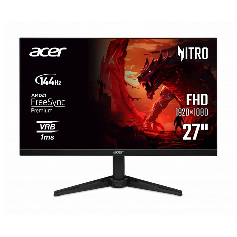 Монітор Acer 27" QG271P6bip HDMI, DP, IPS, 144Hz, 1ms