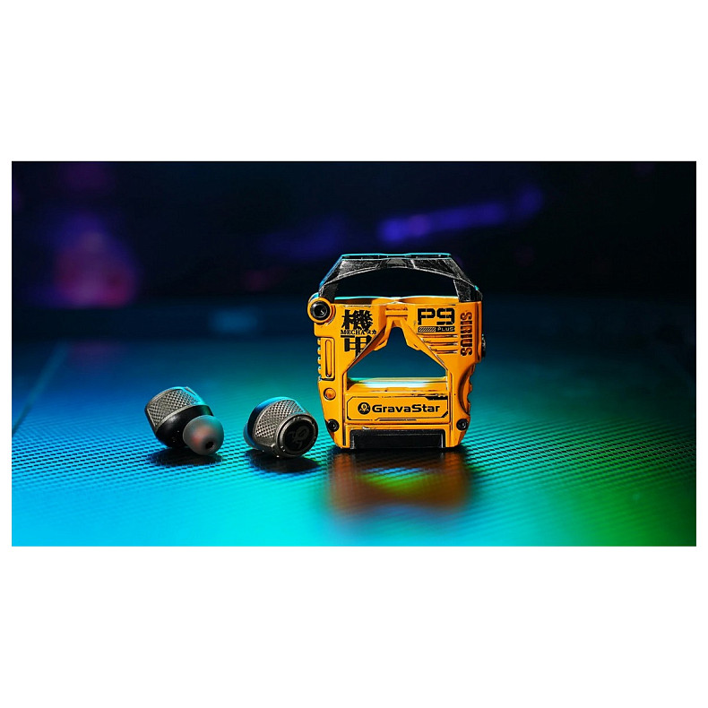 Навушники TWS Gravastar Sirius Plus, BT 5.3, жовтий