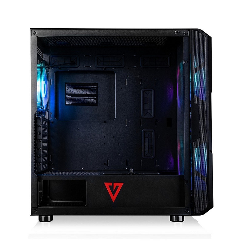 Корпус Modecom AMIRANI ARGB BLACK fans 2x200mm+1x120mm без БП ATX