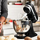 Кухонний комбайн KitchenAid Artisan 4,8 л 5KSM185PSEOB з відкидним блоком чорний