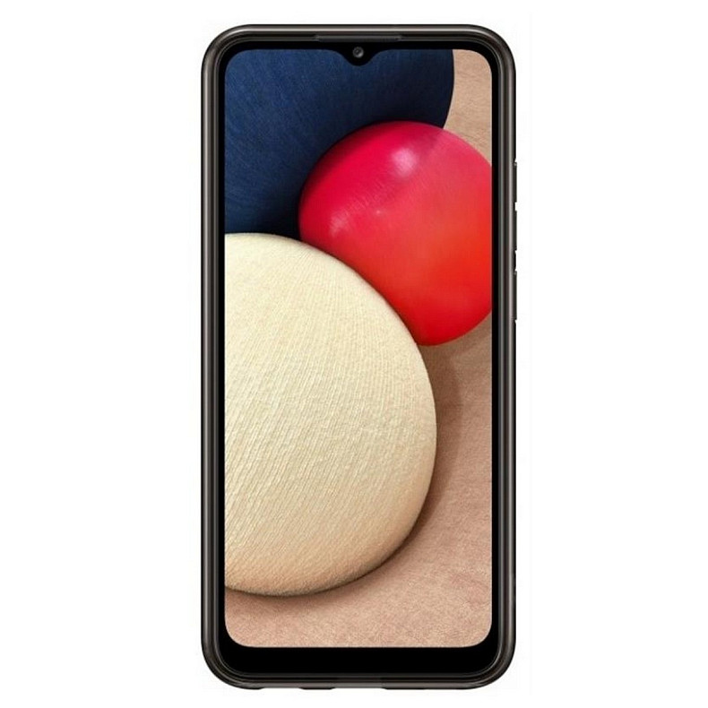 Чехол-накладка Samsung Soft Clear Cover для Samsung Galaxy A02s SM-A025 Black (EF-QA025TBEGRU)