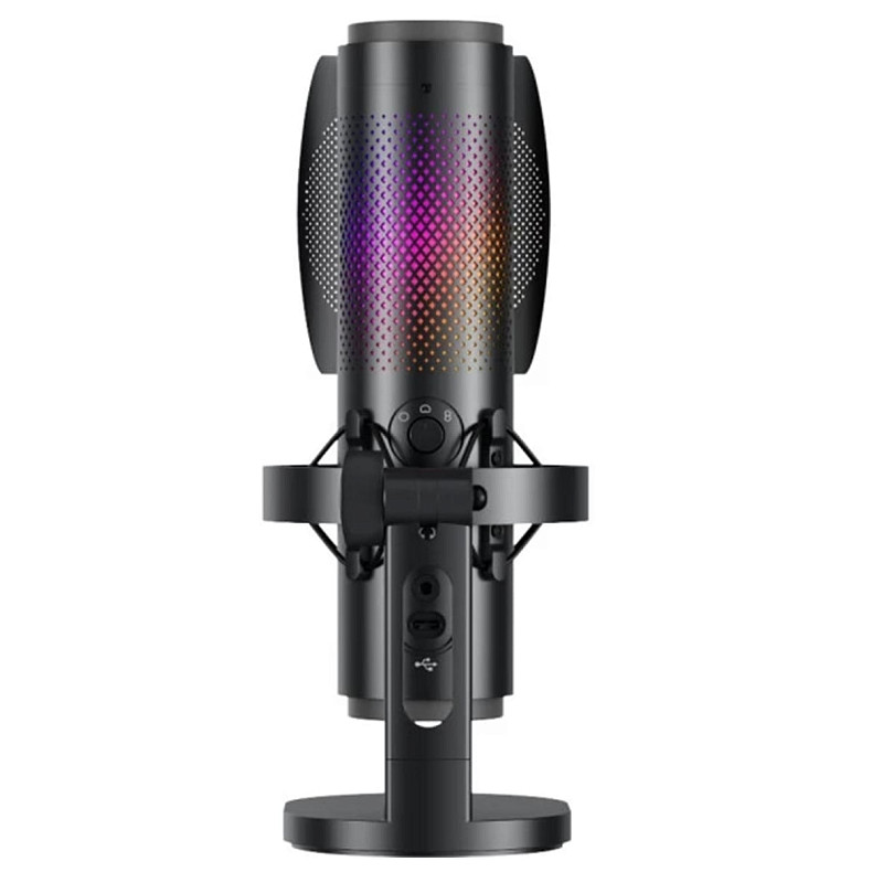 Микрофон конденсаторный BOYA K9 RGB Black