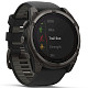 Спортивные часы GARMIN Fenix 8 51mm Sapphire Solar Carbon Gray DLC Titanium with Black Silicone Band