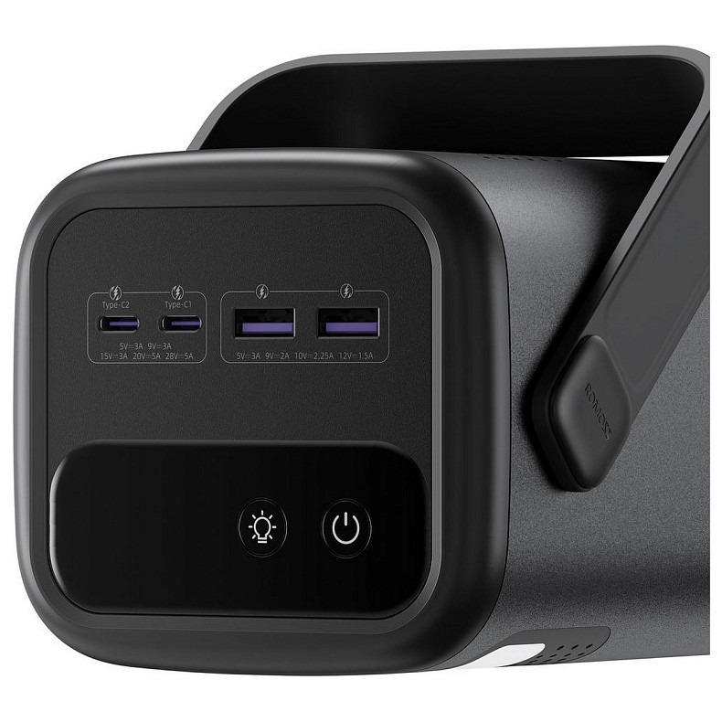 Универсальная мобильная батарея Romoss PMT75 75000mAh Black (PMT75-1E2-2133H)