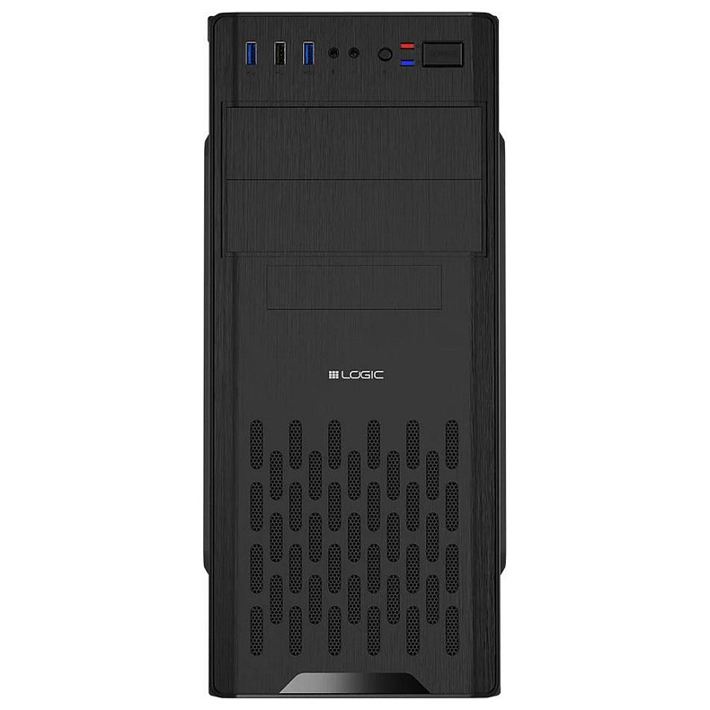 Корпус LogicConcept L2 USB 3.0x2+2.0x1 BLACK без БЖ ATX