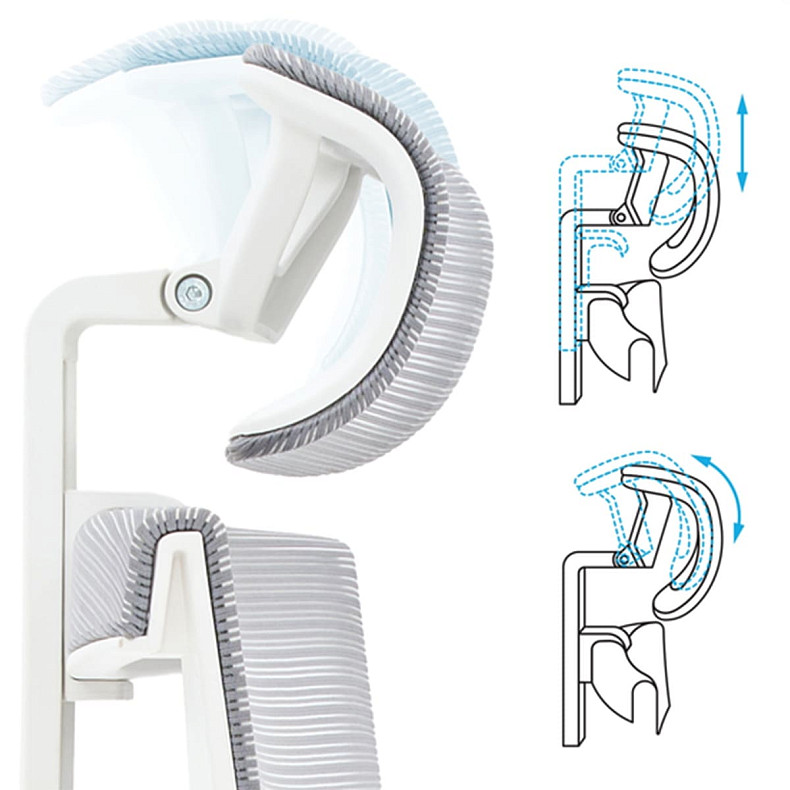 Крісло офісне OfficePro Elegant OC600-W-LG-LG