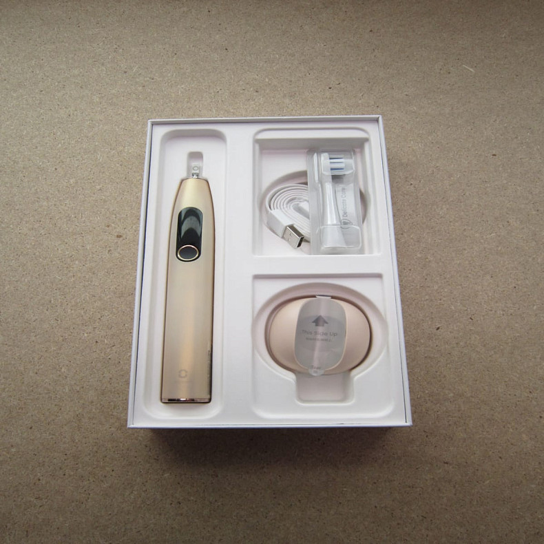 Умная зубная электрощетка Oclean X Pro Digital Champagne Gold - Поврежденная упаковка