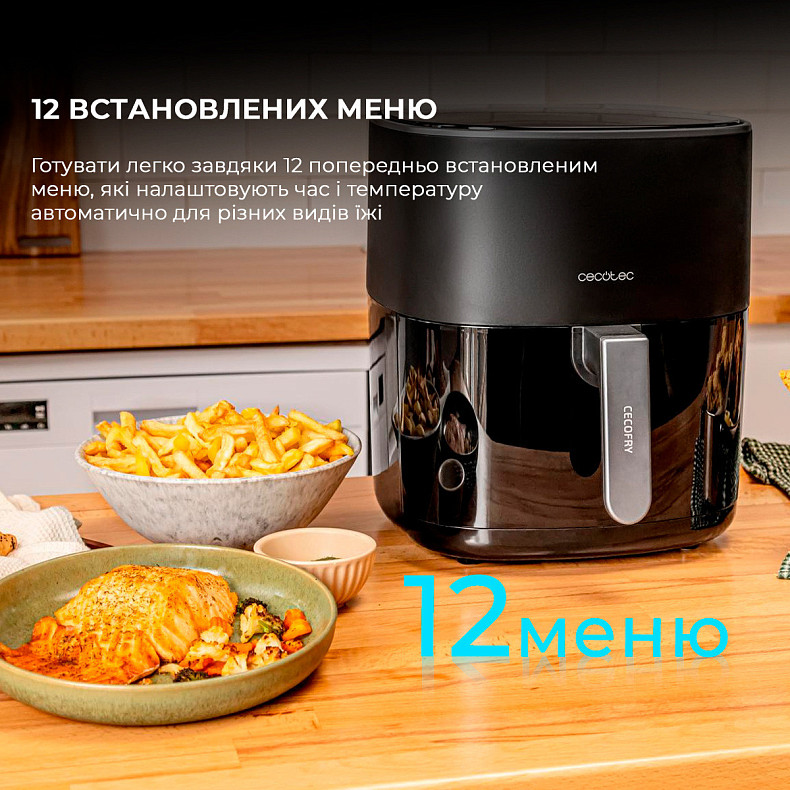 Мультипечь (аэрогриль-фритюрница) Cecotec Cecofry Fantastik 6500 Acc Kit
