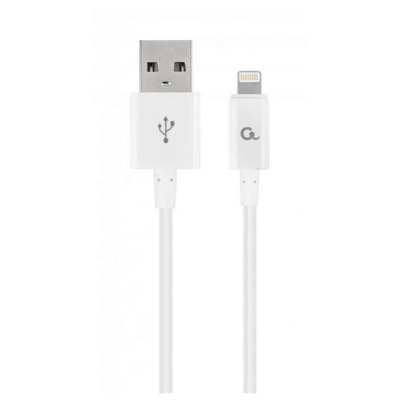 Кабель Cablexpert (CC-USB2P-AMLM-2M-W) USB 2.0 A - Lightning, преміум, 2м, білий