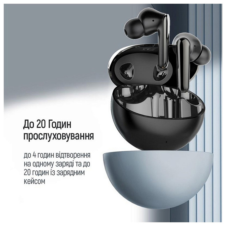 Наушники СolorWay TWS-3 Earbuds Black (CW-TWS3BK)