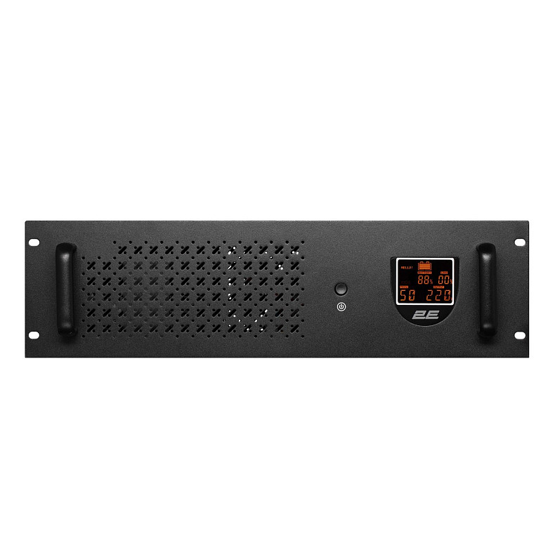 ИБП 2E RE2000, 2000VA/1200W, RM 3U, LCD, USB, 3xSchuko